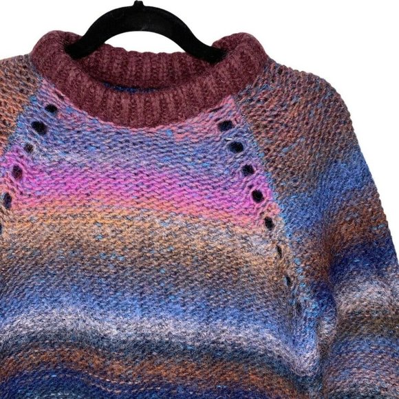 Zadig & Voltaire Kong Sweater Raglan Multicolor S - Picture 3 of 6
